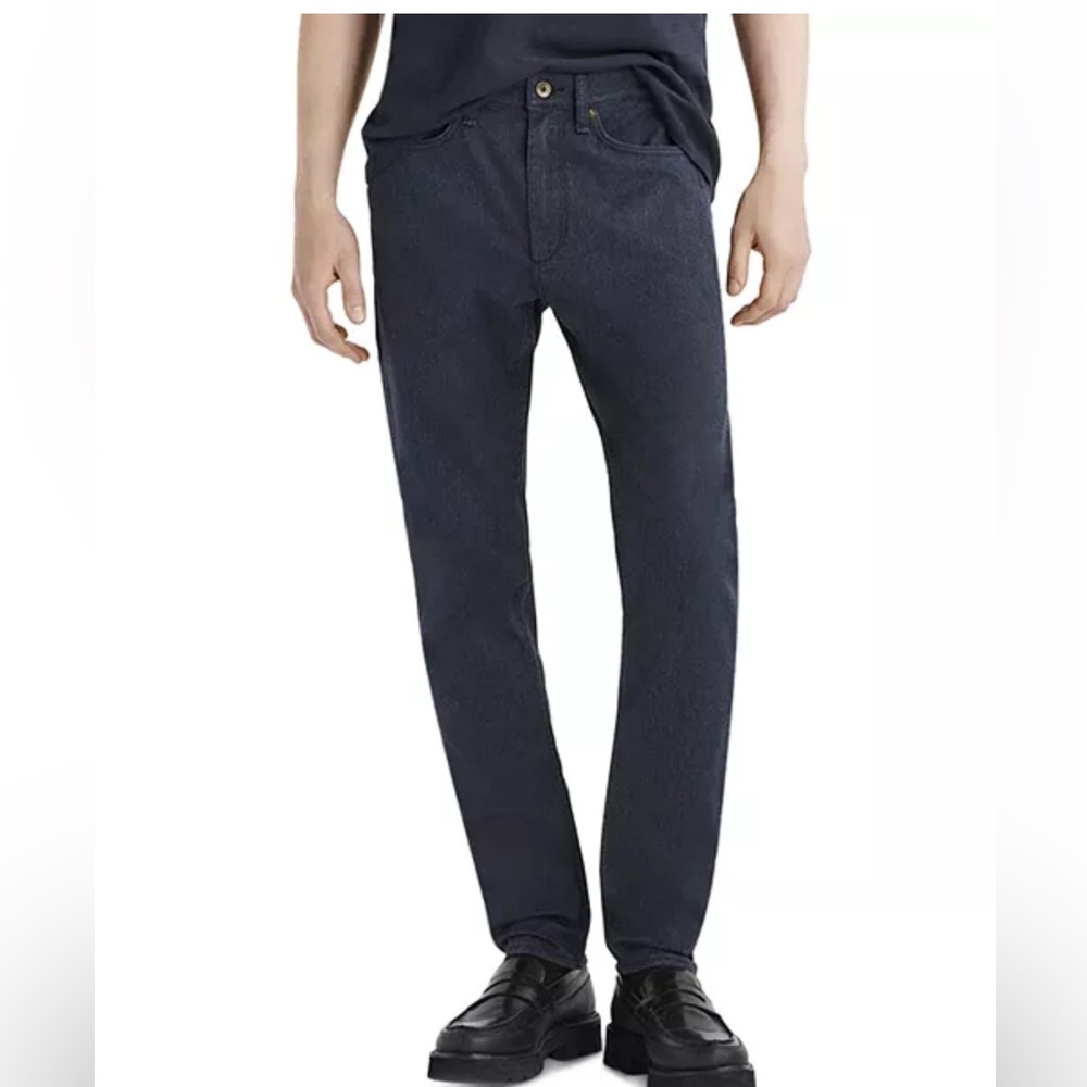 Rag & Bone Dark Blue Brushed Twill Jeans